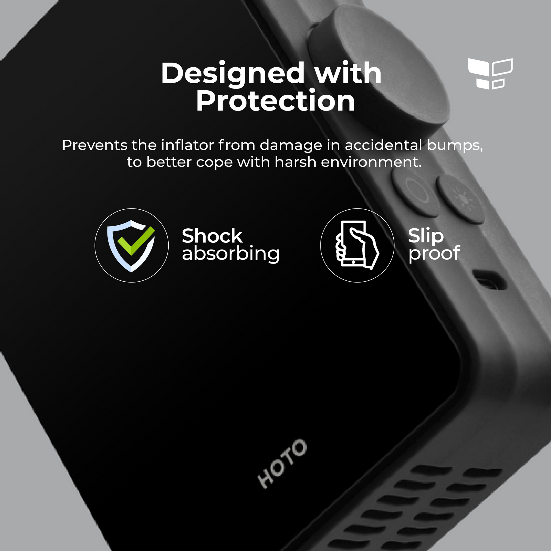 HOTO Portable Electric Tire Inflator