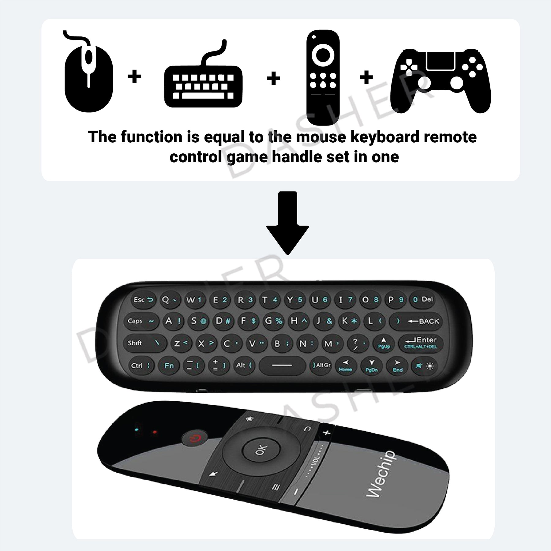 Wechip Air Mouse for TV & Projector