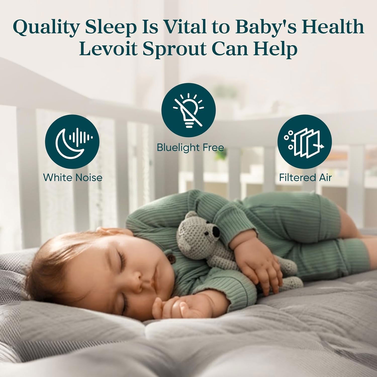 Levoit Sprout DC Air Purifier Fan