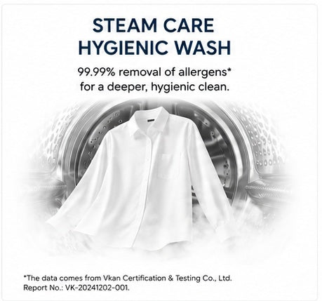 [$400 OFF Climate Voucher] Xiaomi Mijia Front Load Washer Dryer 9kg | Steam Hygiene 99.99% Bacteria Removal | Smart App
