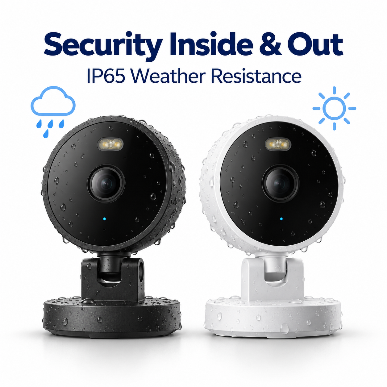Aqara Camera G100 2K Indoor & Outdoor Security Camera | Colour & IR Night Vision | IP65 | Apple HomeKit Secure Video, Alexa, Google Home | Black / White