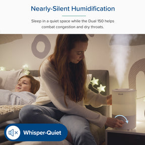 Levoit Dual 150 Ultrasonic Cool Mist Humidifier | Aroma Diffuser | Night Light | 2 Years Warranty