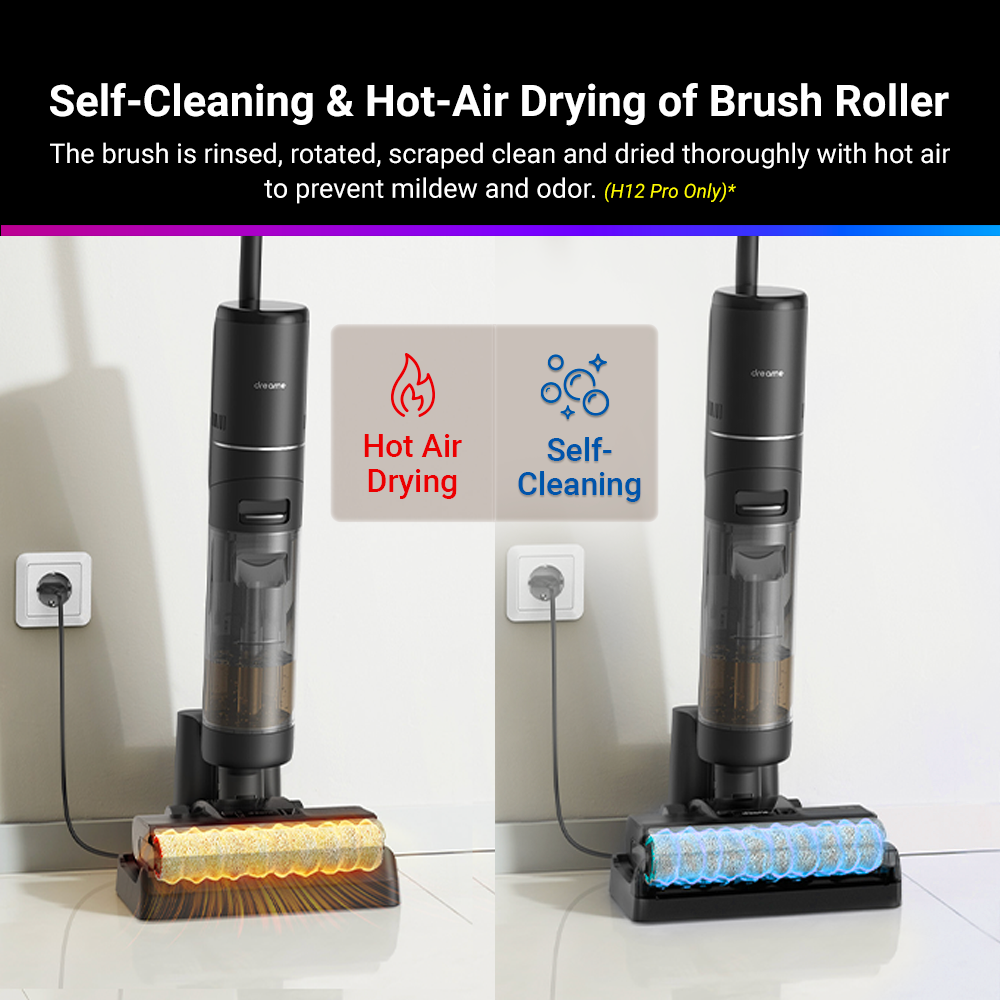 Dreame H12 Pro Review & Test Clean edge to edge, hot air drying