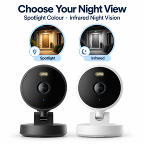 Aqara Camera G100 2K Indoor & Outdoor Security Camera | Colour & IR Night Vision | IP65 | Apple HomeKit Secure Video, Alexa, Google Home | Black / White