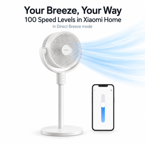 Xiaomi Smart Standing Air Circulation Fan | 1440m³/h Airflow | 13m Range | 3D Oscillation 120° + 100° | DC Inverter, 100 Speeds | Ultra-Quiet 27.9dB | Floor or Table