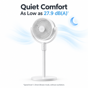 Xiaomi Smart Standing Air Circulation Fan | 1440m³/h Airflow | 13m Range | 3D Oscillation 120° + 100° | DC Inverter, 100 Speeds | Ultra-Quiet 27.9dB | Floor or Table
