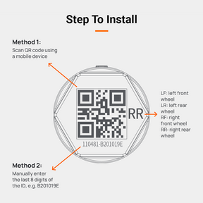 70mai M500 TPMS External Tyre Pressure Sensor T04 with App Control