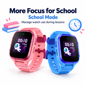 Botslab E3 Pro 4G Kids Smart Watch | Video & Voice Calls | GPS Tracking with Safe Zones | SOS Button | School Mode | IPX8 Waterproof | 2MP Camera