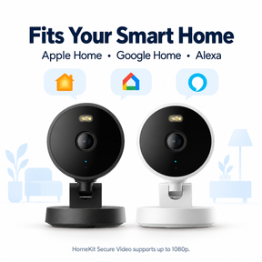 Aqara Camera G100 2K Indoor & Outdoor Security Camera | Colour & IR Night Vision | IP65 | Apple HomeKit Secure Video, Alexa, Google Home | Black / White