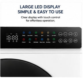 [$400 OFF Climate Voucher] Xiaomi Mijia Front Load Washer Dryer 9kg | Steam Hygiene 99.99% Bacteria Removal | Smart App