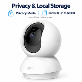 Tapo TC70 1080P Pan/Tilt Home Security Wi-Fi Camera | 360° Horizontal View | Night Vision up to 9m | Motion Detection | Two-Way Audio | Privacy Mode