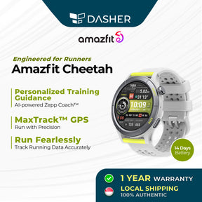 Amazfit Cheetah Round Smartwatch Music Storage AI-powered Zepp Coach 14 days battery life