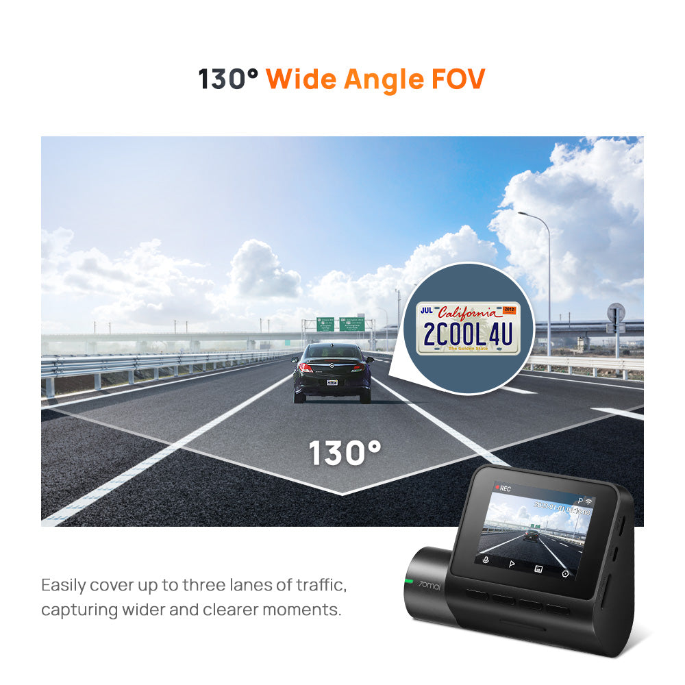 70mai A200 Dashcam Set Front and Rear