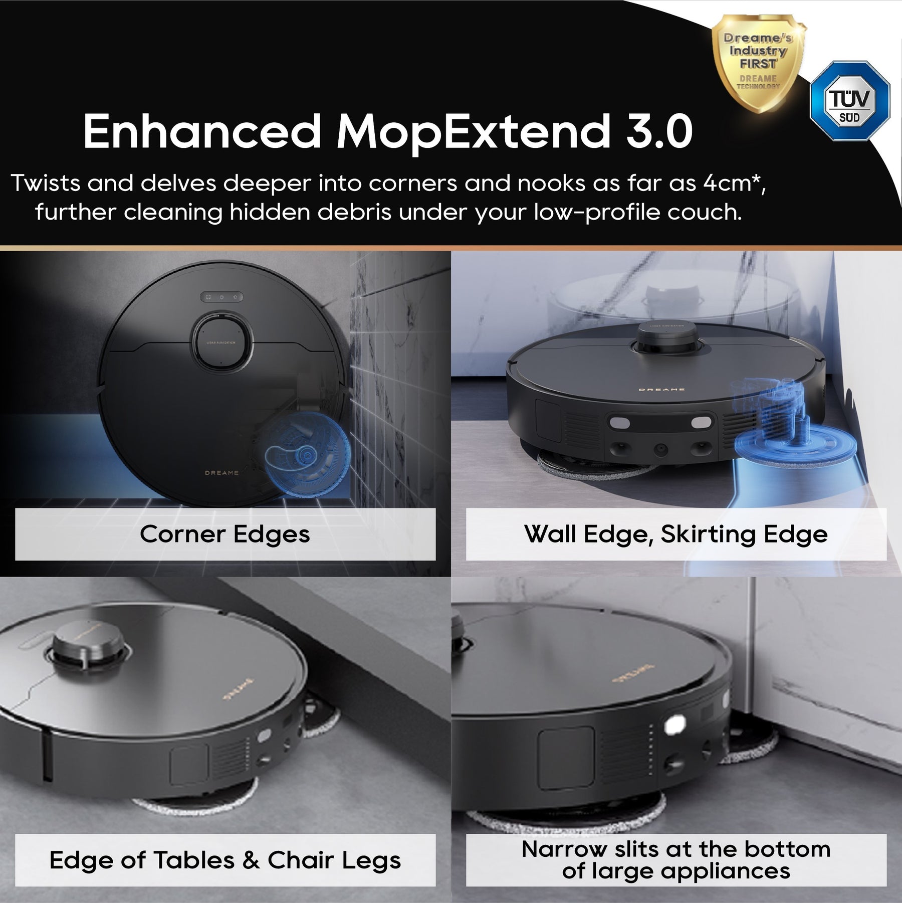 【GRAND LAUNCH】Dreame X30 Ultra / X30 Master Robot Vacuum | Enhanced MopExtend 3 | Washboard Self-Cleaning | 60° Hot Wash