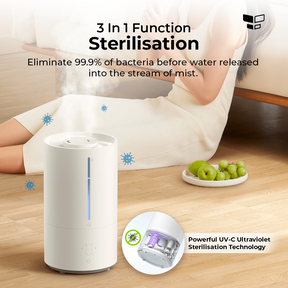 Xiaomi Humidifier 2 Lite | Large Water Capacity | Silver Ion 99.9% Bacteria Removal | 38dB Low Noise