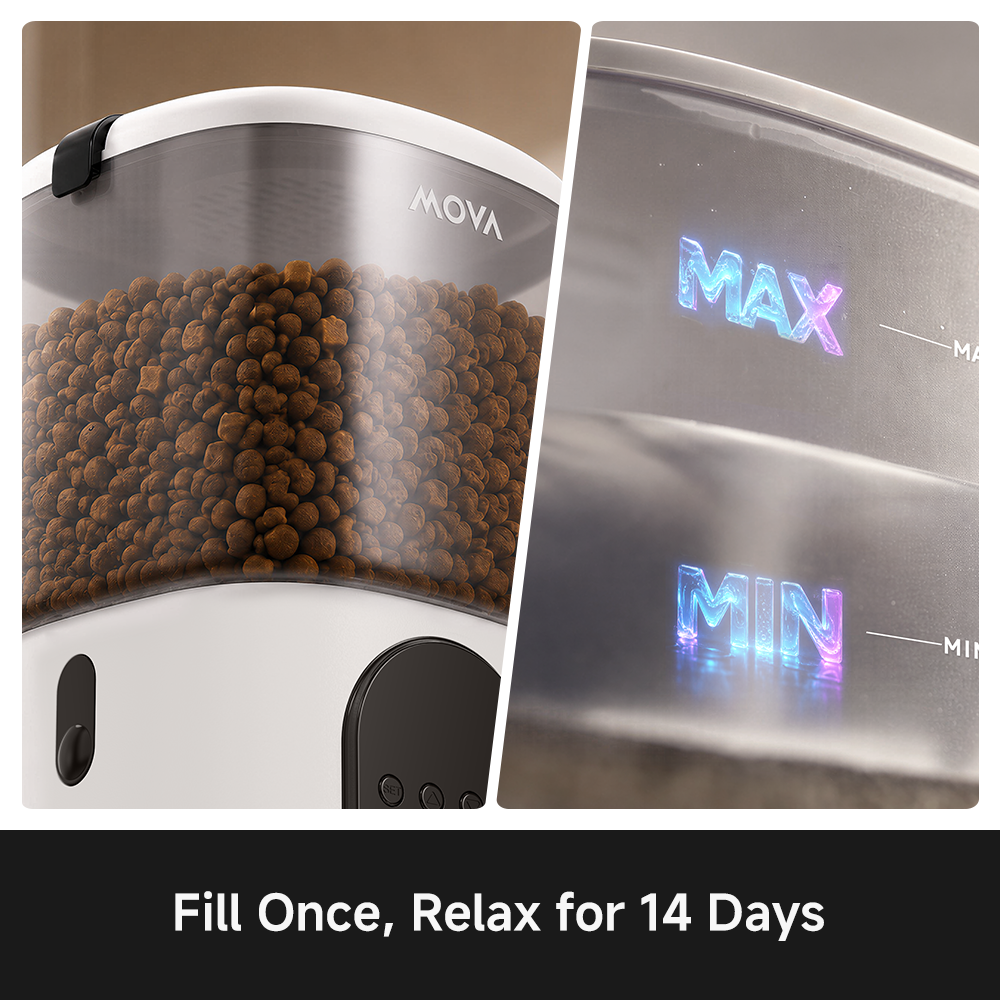 【2 Years Warranty】DuoCare Pet Set | 2-in-1 Feeder & Fountain | 4.5L Capacity, Up to 25 Days