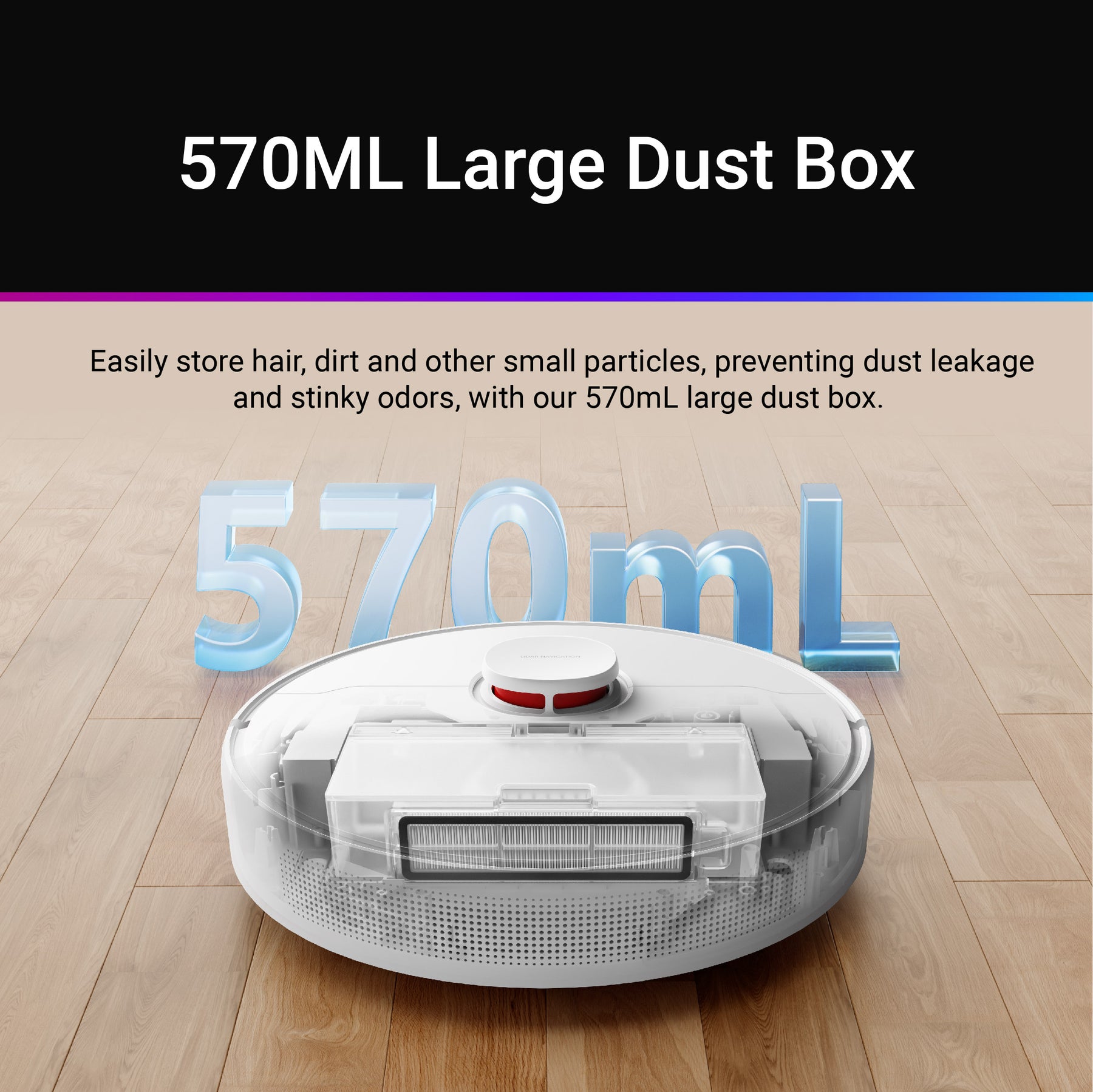 Dreame F9 Pro Robot Vacuum and Mop | LDS Navigation | 2500Pa Suction | 570ml Dustbox | Global Version