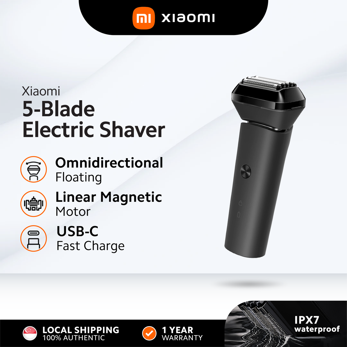 Xiaomi Mi 5-Blade Electric Shaver