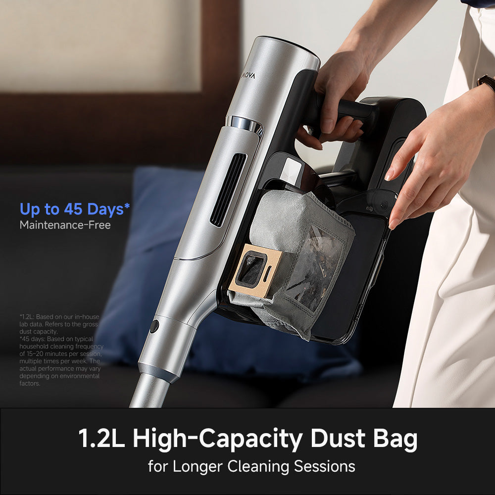 【NEW LAUNCH】 Mova Z200 Auto Empty Stick Vacuum | Real Time Auto Dust Collection | 30,000Pa Suction