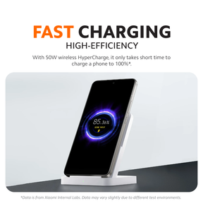 Xiaomi 50W Wireless Charging Stand Pro Hyper Charge Quick Heat Dissipation Inbuilt Cooling Ergonimic Design