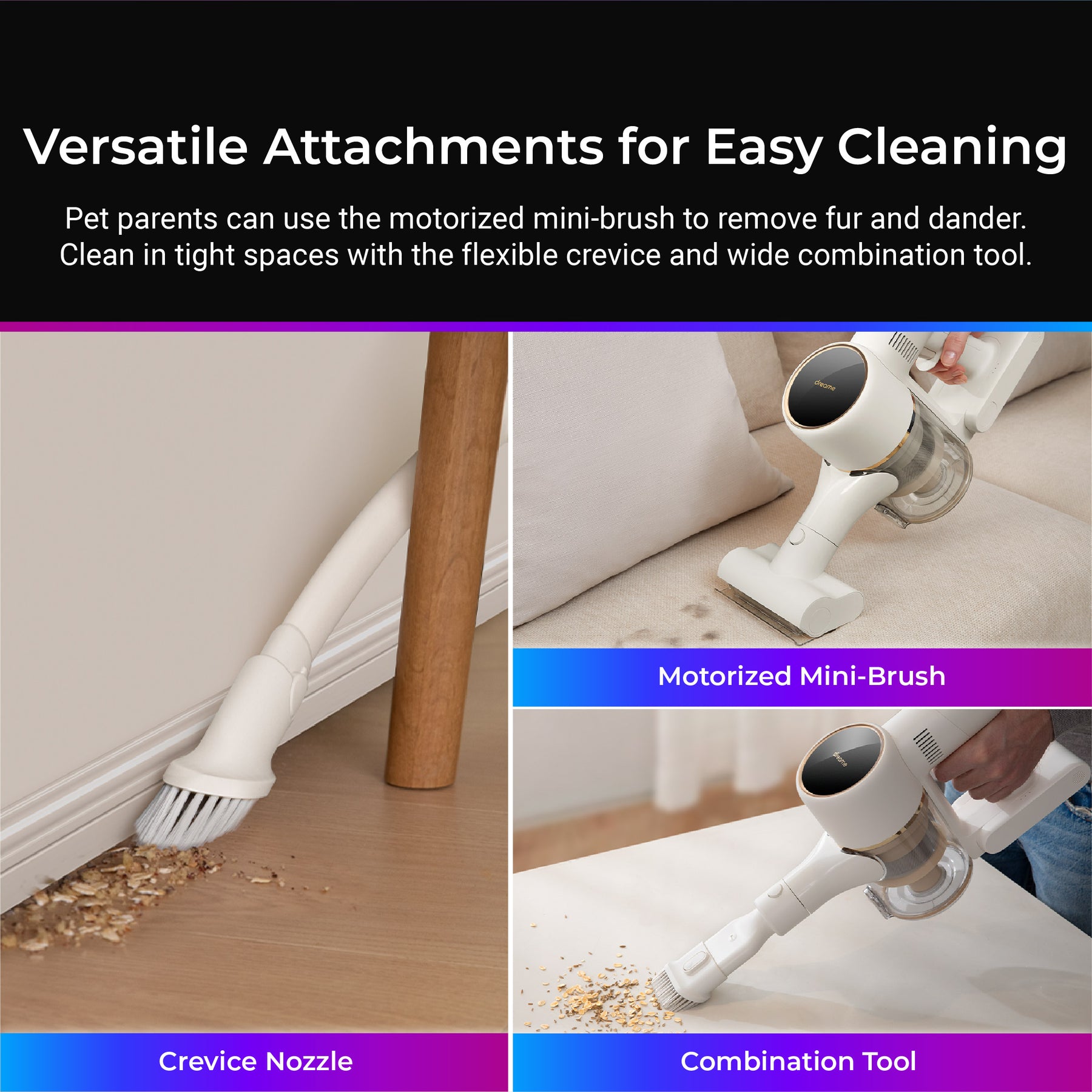 [NEW] Dreame R10 Cordless Vacuum Cleaner | Brush Head with LED Lights | 60 Mins Run Time | 20,000Pa Suction