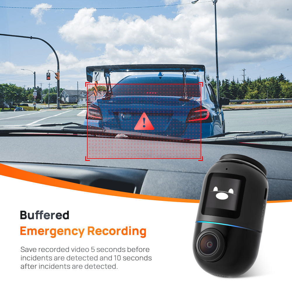 70mai Omni 360° Dash Cam X200 with 4G GPS AI Parking Surveillance