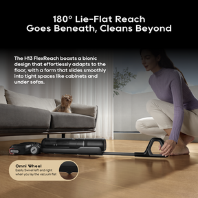 【NEW】Dreame H13 FlexReach Wet and Dry Cordless Vacuum Cleaner | Deodorant Stick Odor Suppression | 90°C Hot Wash & Dry