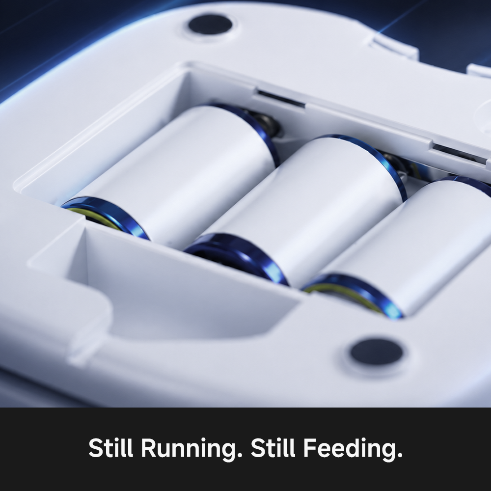 【2 Years Warranty】DuoCare Pet Set | 2-in-1 Feeder & Fountain | 4.5L Capacity, Up to 25 Days
