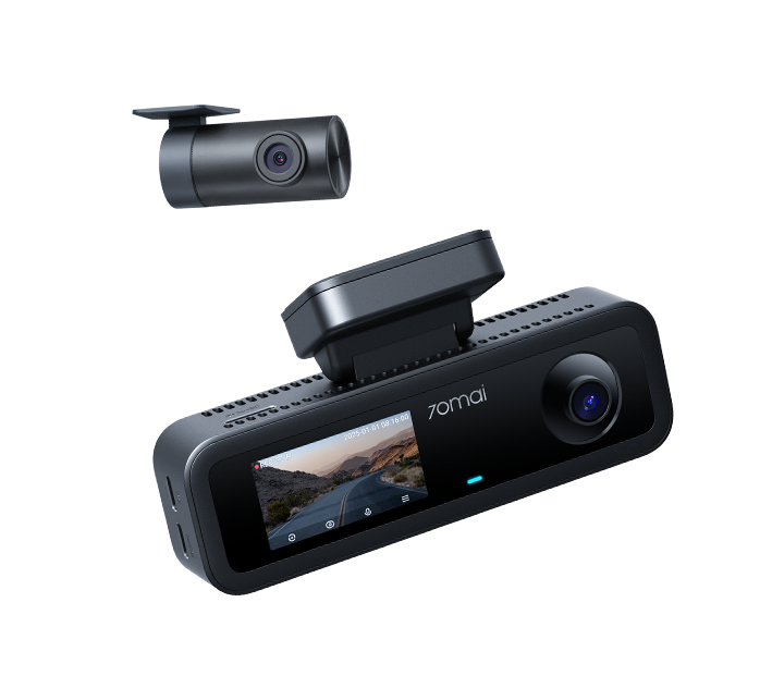 70mai T400 2.5K 3-Channel Dashcam | Built-in GPS | Infrared Night Vision | Supercapacitor | PHV Driver