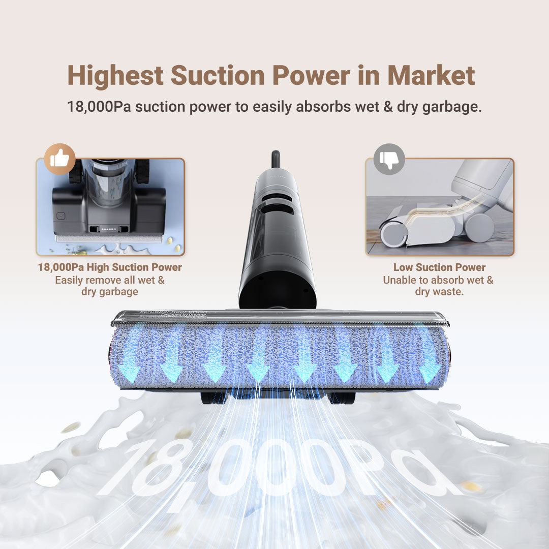 【GRAND LAUNCH】Dreame H14 Wet and Dry Cordless Vacuum Cleaner | 180° Flat Reach | Hot Water Washing | 5 Mins Flash Drying