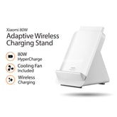 Xiaomi 80W Wireless Charging Stand Pro Hyper Charge Quick Heat Dissipation Inbuilt Cooling Ergonimic Design