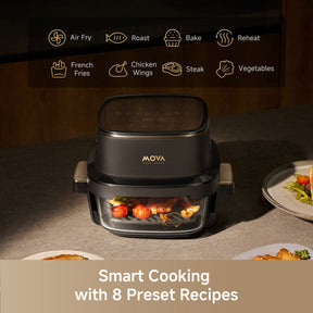 【NEW LAUNCH】Mova AF20Pro Aeroglass Air Fryer | Faster, Crispier  & Juicier Results | 8 Smart Cooking Presets