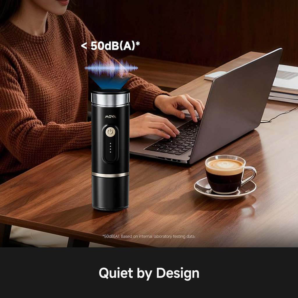 MOVA GoBrew T30 Portable Self-Heating Coffee Machine | Leakproof Seal Warm Coffee | Ready in Second