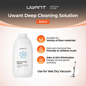 Uwant D500 Pro Wet and Dry Cleaning Solution (500ML)