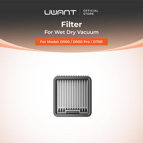 Uwant D500 / D500 Pro / D700 Wet Dry Vacuum Cleaner Accessories Roller Brush Filter Deodorizing Stick