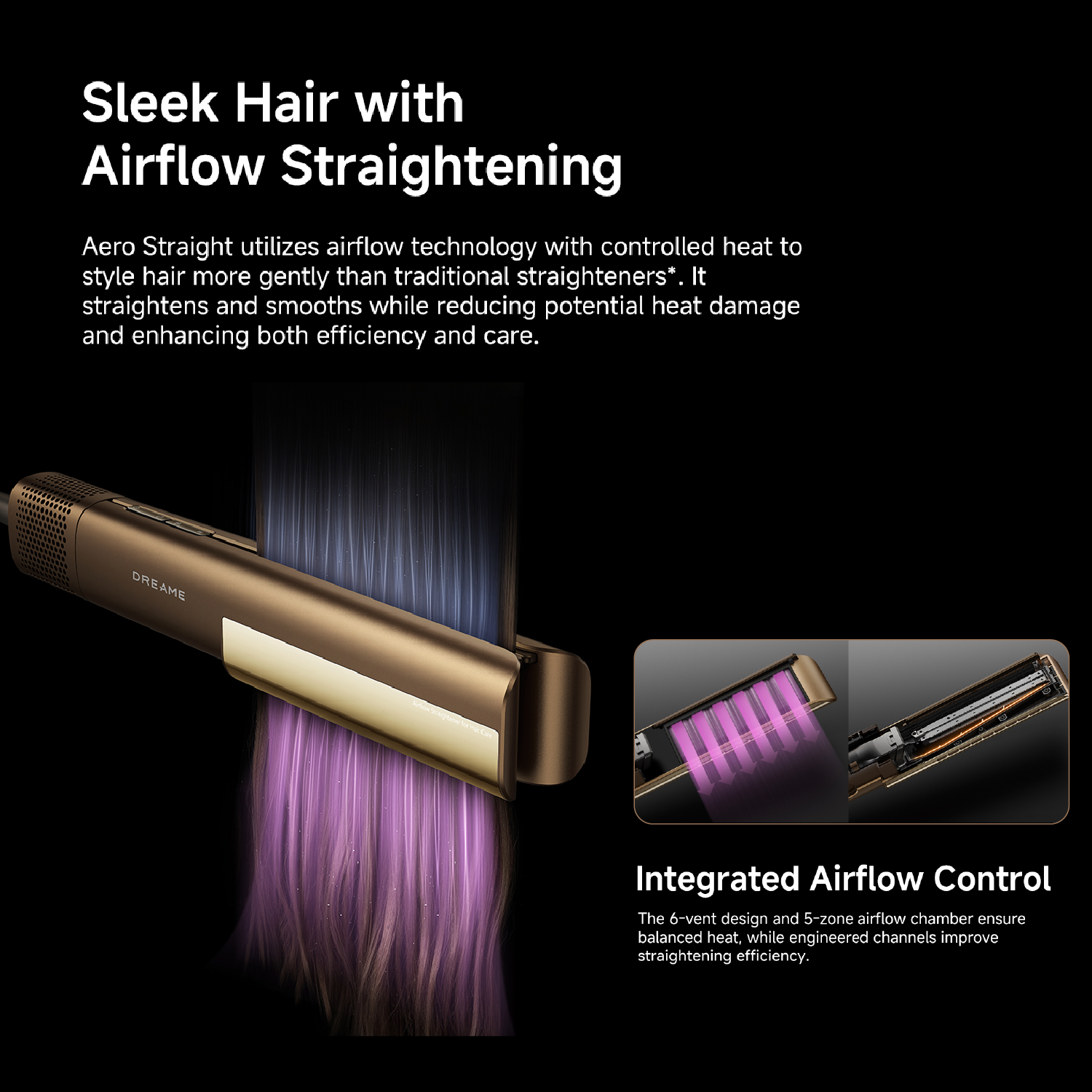 New Launch Dreame Aero Straight Hair Dryer | Wet And Dry Straighten in One | Intelligent Modes For Selection