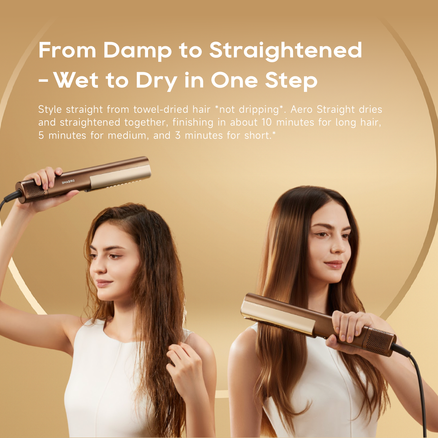 New Launch Dreame Aero Straight Hair Dryer | Wet And Dry Straighten in One | Intelligent Modes For Selection