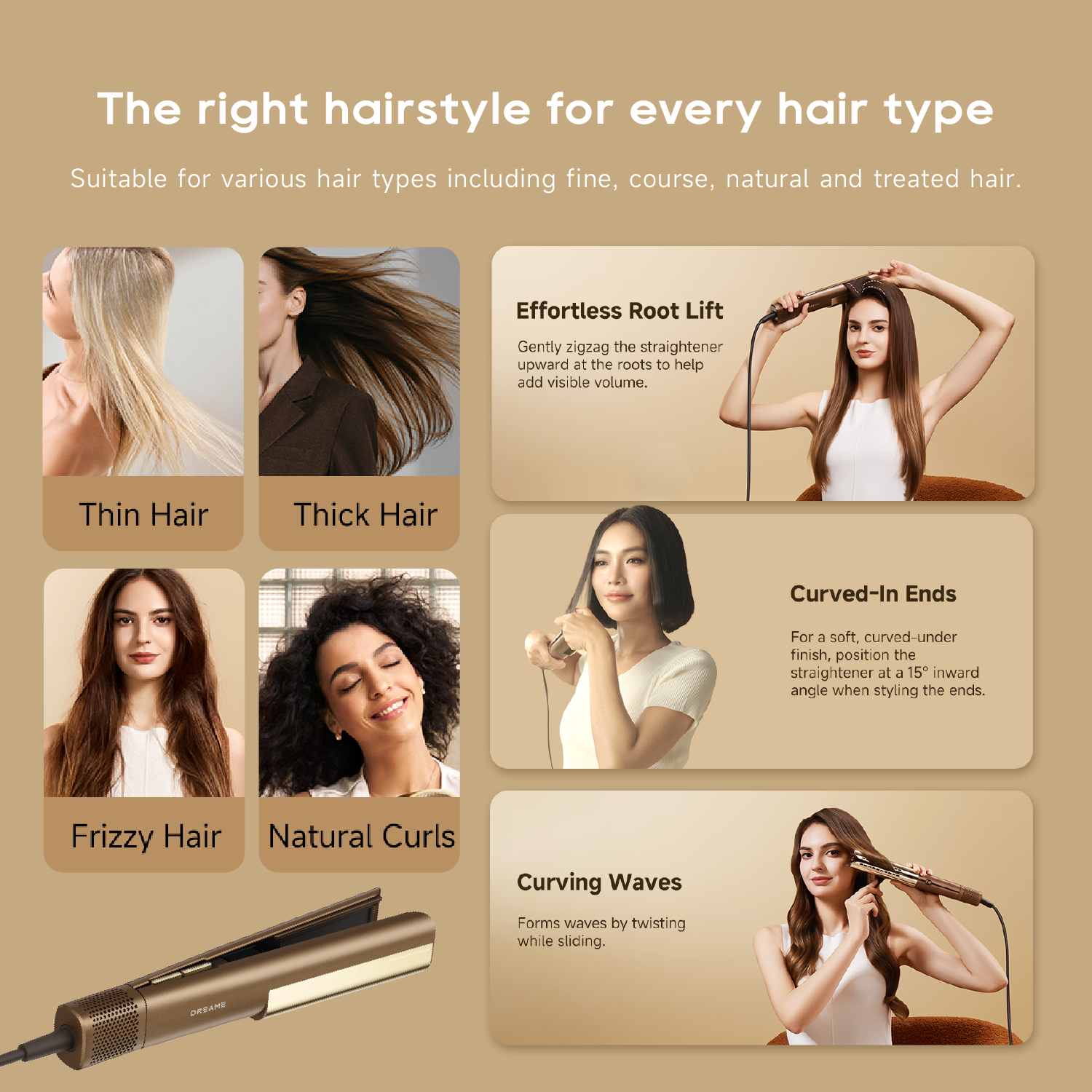 New Launch Dreame Aero Straight Hair Dryer | Wet And Dry Straighten in One | Intelligent Modes For Selection