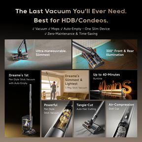 Dreame Air Station Pen-Style Stick Vacuum
