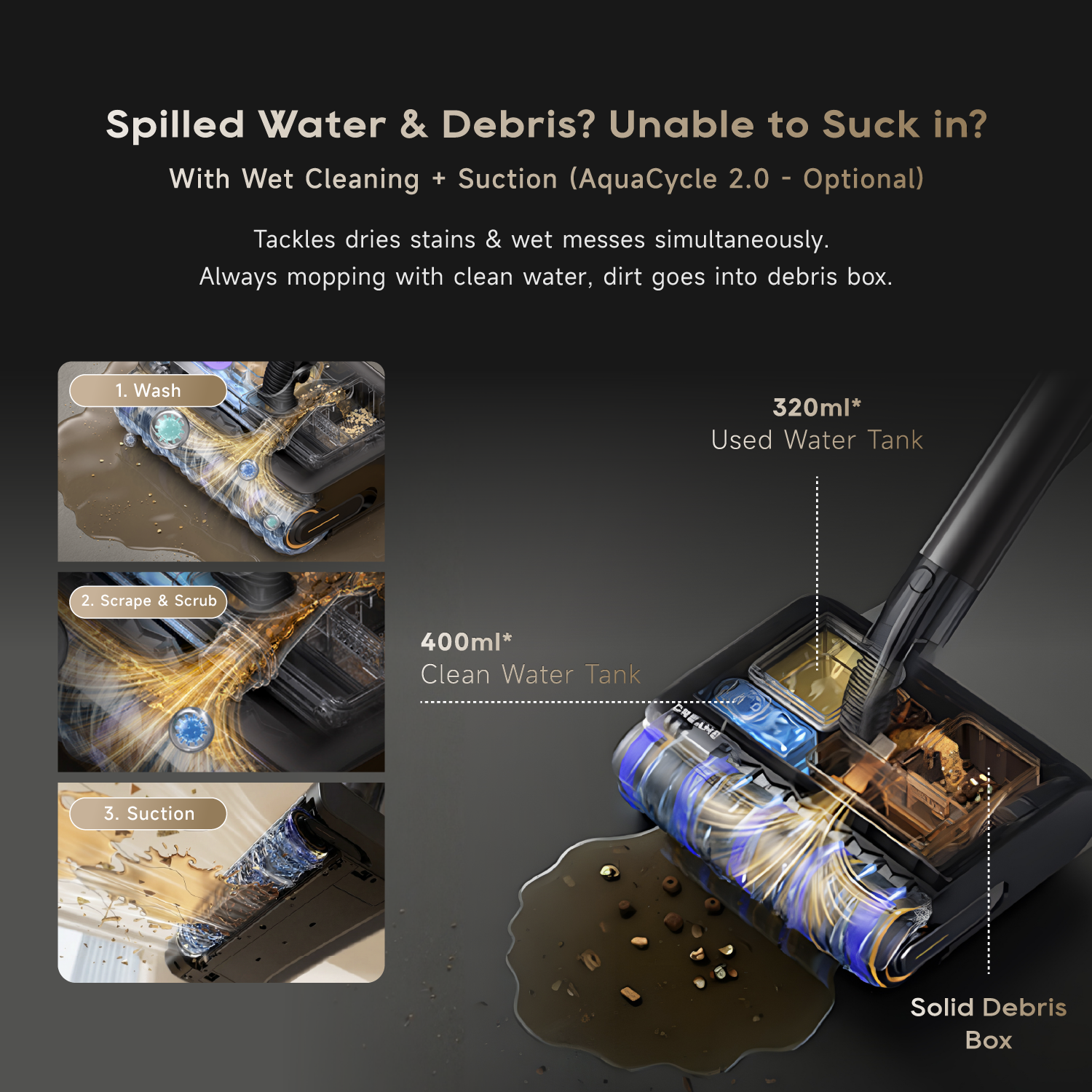 Dreame Air Station Pen-Style Stick Vacuum