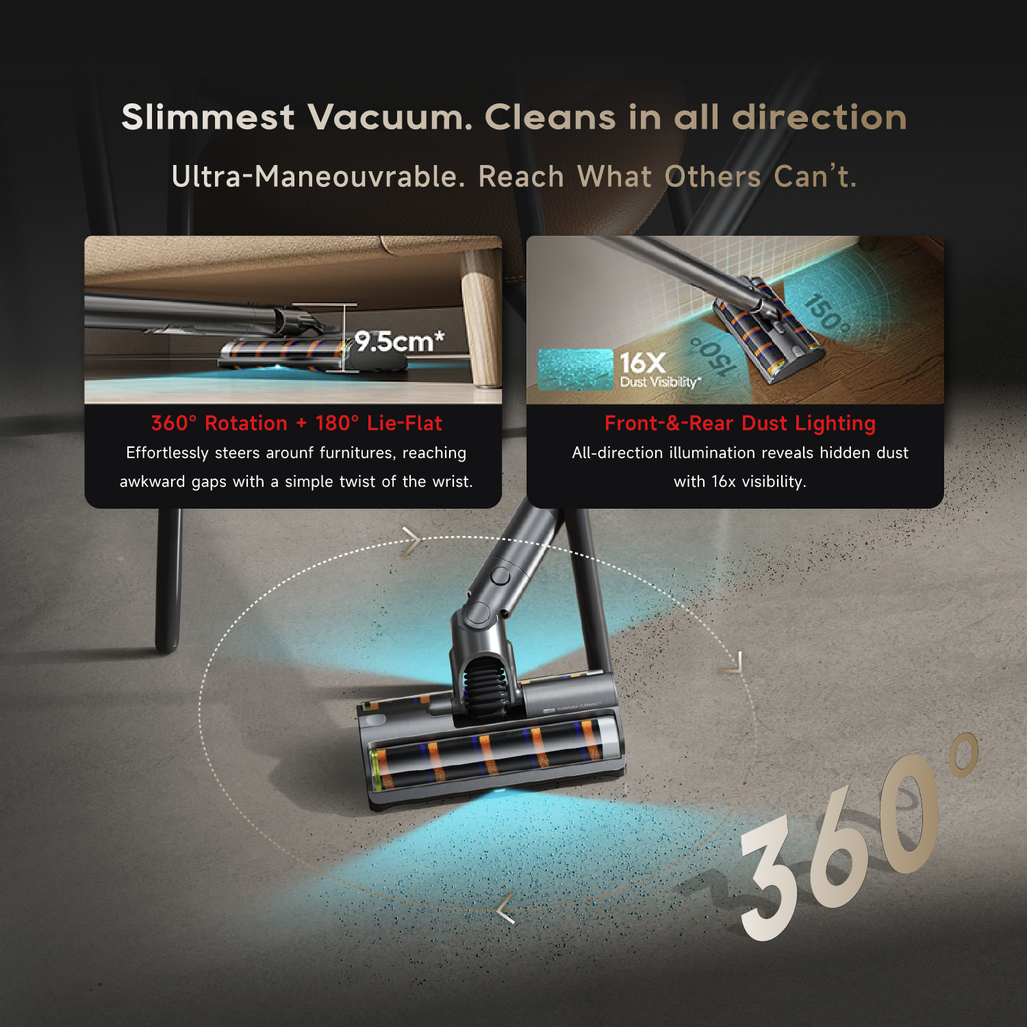 Dreame Air Station Pen-Style Stick Vacuum