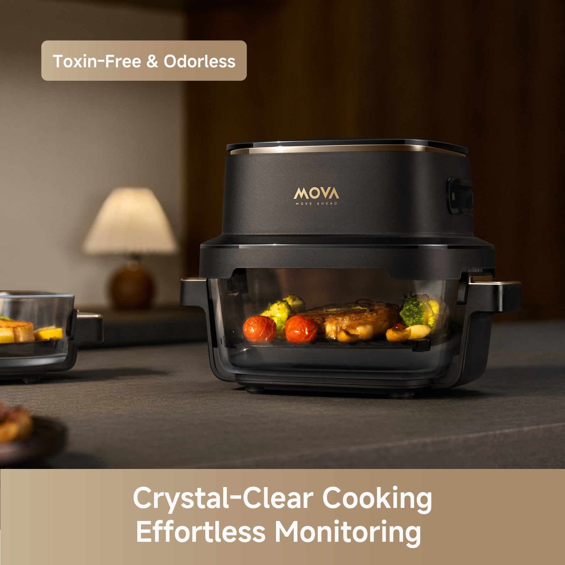 【NEW LAUNCH】Mova AF20Pro Aeroglass Air Fryer | Faster, Crispier  & Juicier Results | 8 Smart Cooking Presets