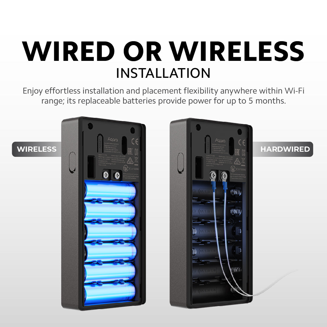 AQARA G410 Doorbell Camera Hub 2K Resolution Matter Zigbee 2.4G/5Ghz Google Alexa White / Black