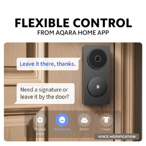 AQARA G410 Doorbell Camera Hub 2K Resolution Matter Zigbee 2.4G/5Ghz Google Alexa White / Black