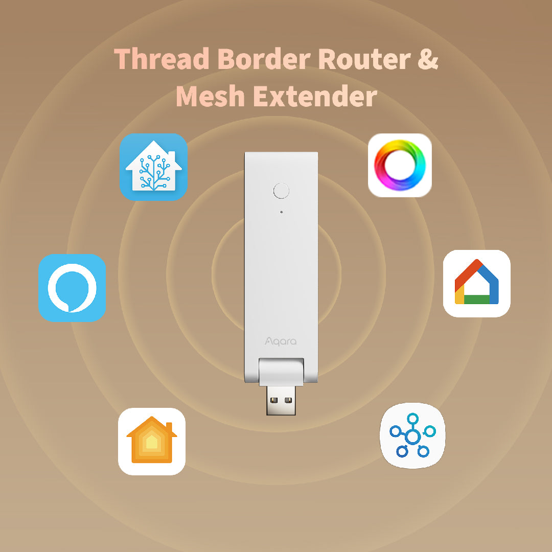 Aqara M100 Smart Automation Matter Controller Bridge Zigbee Thread Router Wifi 6 2.4G Hub Mesh Extend USB A