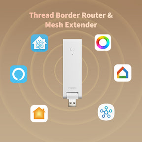 Aqara M100 Smart Automation Matter Controller Bridge Zigbee Thread Router Wifi 6 2.4G Hub Mesh Extend USB A