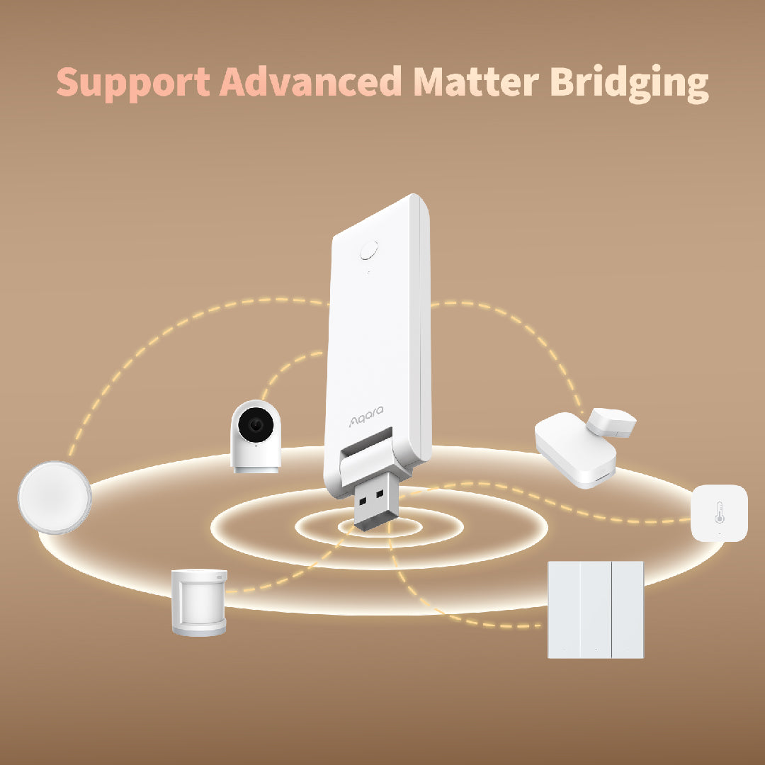 Aqara M100 Smart Automation Matter Controller Bridge Zigbee Thread Router Wifi 6 2.4G Hub Mesh Extend USB A