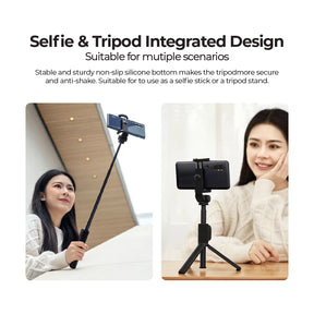 Xiaomi Selfie Stick With Tripod with Zoom 360 Rotation, Bluetooth Remote Control 570mm Stretchable Length Portable