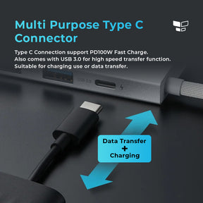 Xiaomi 5IN1 Docking Station USB Hub Type C HDMI 4K Laptop Adapter Data Transfer Charging Windows Andriod Mac Interface