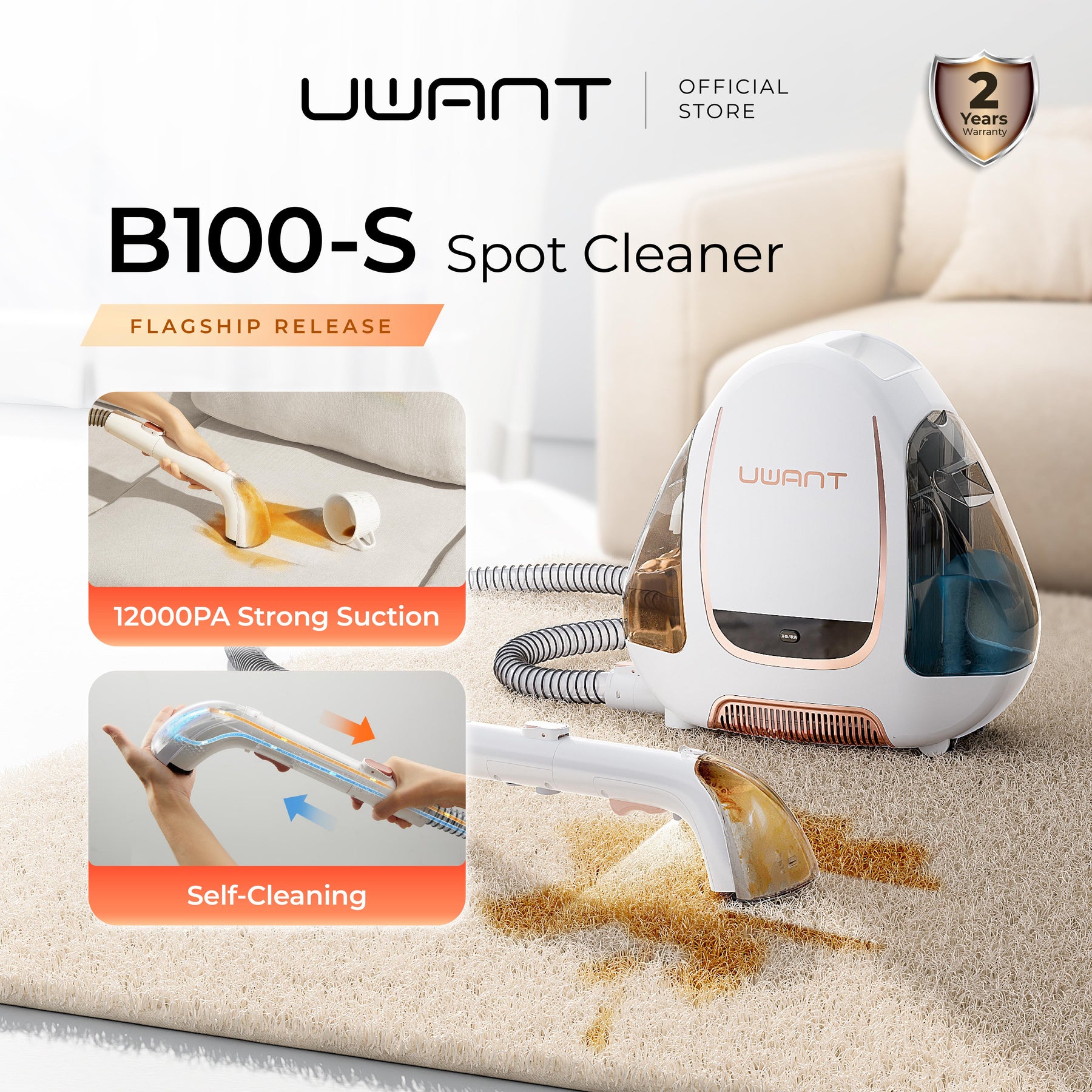 Uwant B100-S Spot Fabric Cleaner